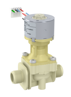 Servo-direct stepper motor controlled valve, DN 10