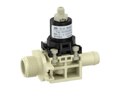 Servo-controlled manual operated valve, DN 5, straight valve
