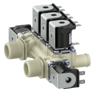 Servo-controlled solenoid valve NC, DN 13