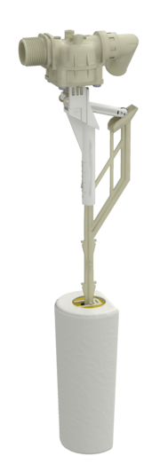 Float valve, DN 17, with vertical guide float