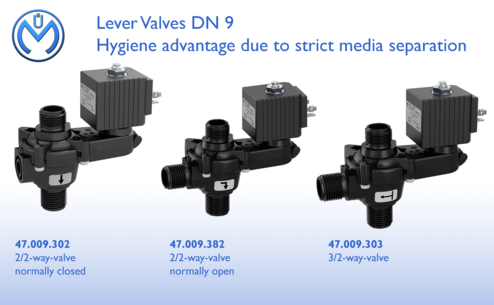 Lever valves DN 9